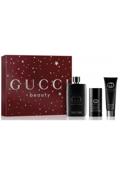 Gucci Guilty Pour Homme Подарунковий набір (туалетна вода 90 мл + стіковий дезодорант 75 мл + гель для душу 50 мл)