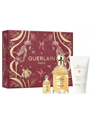 Guerlain Aqua Allegoria Forte Mandarine Basilic Подарунковий набір (парфумована вода 75 мл + лосьйон для тіла 75 мл + мініатюра 7.5 мл)