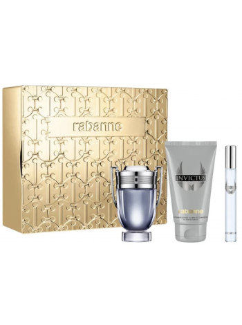 Paco Rabanne Invictus Подарунковий набір (туалетна вода 50 мл + шампунь 100 мл + мініатюра 10 мл)