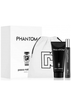Paco Rabanne Phantom Подарунковий набір (туалетна вода 10 мл + гель для душу 75 мл + сумочка)