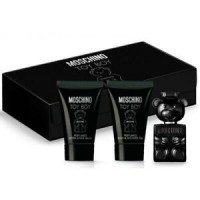 Moschino Toy Boy Подарочний набір (мініатюра 5 мл + лосьйон для тіла 25 мл + бальзам після гоління 25 мл)