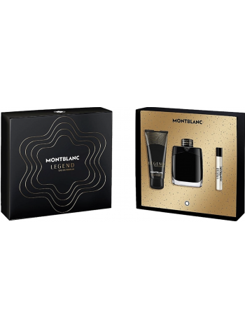 Montblanc Legend Eau De Parfum Подарунковий набір (парфумована вода 100 мл + гель для душу 100 мл + мініатюра 7,5 мл)