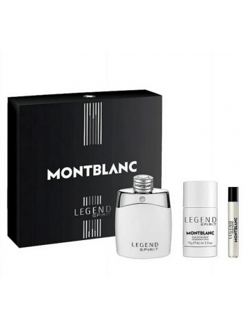 Montblanc Legend Spirit Подарунковий набір (туалетна вода 100 мл + мініатюра 7,5 мл + дезодорант-стік 75 мл)