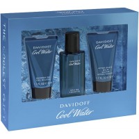 Davidoff Cool Water Men Подарочний набір (туалетна вода 40 мл + лосьйон після гоління 50 мл + гель для душу 50 мл)