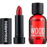 Dsquared2 Червоне дерево Подарунковий набір (мініатюра 5 мл + помада для губ 1.2г)