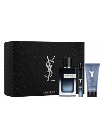 Yves Saint Laurent Y 2018 Подарочний набір (парфумована вода 100 мл + гель для душу 50 мл + мініатюра 10 мл)