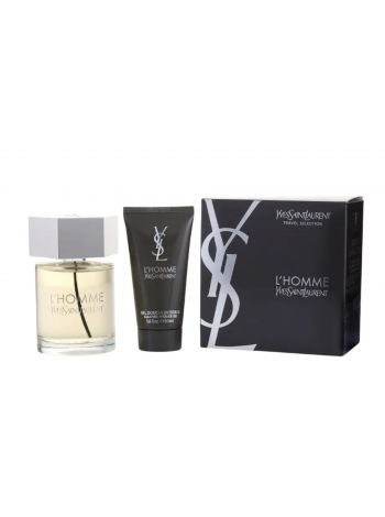 Yves Saint Laurent L'Homme Подарочний набір (туалетна вода 100 мл + гель для душу 100 мл)