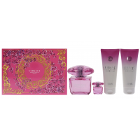 Versace Bright Crystal Absolu подарочный набор (парфюмированная вода 90 мл + лосьон для тела 100 мл + гель для душа 100 мл + миниатюра 5 мл)