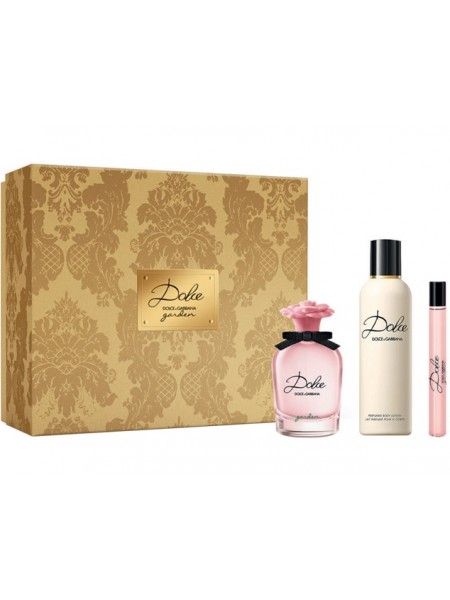 D&G Dolce Garden Подарочный набор (парфюмированная вода 75 мл + лосьон для тела 75 мл + миниатюра 10 мл)
