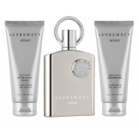 Afnan Supremacy Silver Подарунковий набір (парфумована вода 100 мл + гель для душу 100 мл + бальзам після гоління 100 мл)