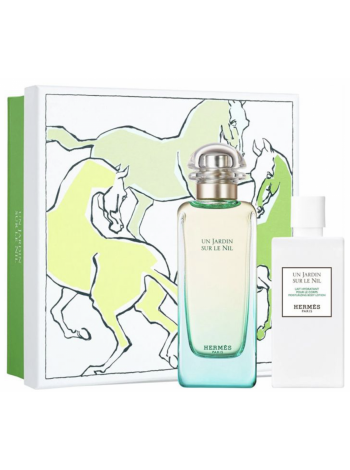 Hermes Un Jardin Sur le Nil Подарунковий набір (туалетна вода 100 мл + лосьйон для тіла 80 мл)