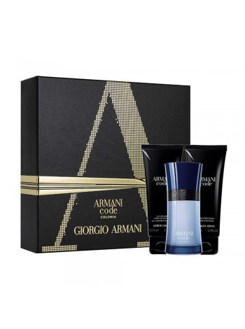 Armani Code Colonia Подарочний набір (туалетна вода 75 мл + гель для душу 75 мл + бальзам після гоління 75 мл)