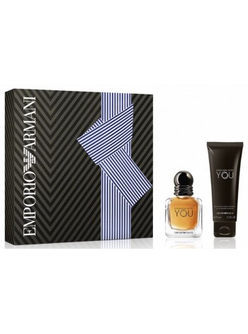 Armani Emporio Armani Stronger With You Подарочний набір (туалетна вода 50 мл + гель для душу 75 мл)