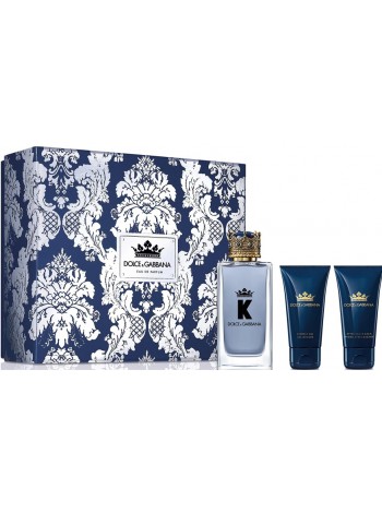 D&G K Eau de Parfum Подарочний набір (парфумована вода 100 мл + бальзам після гоління 50 мл + гель для душу 50 мл)