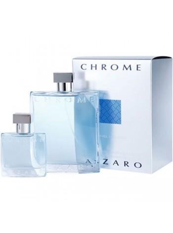 Azzaro Chrome Подарочный набор (туалетная вода 100 мл + туалетная вода 30 мл)