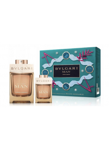 Bvlgari Man Terrae Essence Подарунковий набір (парфумована вода 100 мл + мініатюра 15 мл)