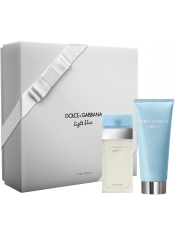 D&G Light Blue Подарочний набір (туалетна вода 50 мл + лосьйон для тіла 50 мл)