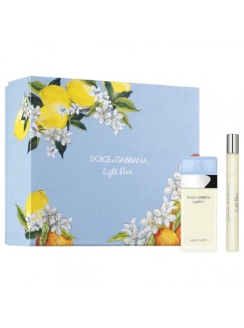 D&G Light Blue Подарунковий набір (туалетна вода 25 мл + мініатюра 10 мл)