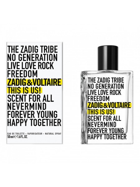 Zadig & Voltaire This is Us! туалетная вода 50 мл