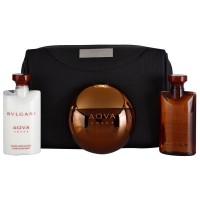 Bvlgari Aqva Amara Подарочний набір (туалетна вода 100 мл + гель для душу 75 мл + бальзам після гоління 75 + сумка)