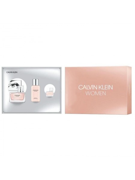 Calvin Klein Calvin Klein Women Подарочний набір (парфумована вода 100 мл + мініатюра 10 мл + лосьйон для тіла 100 мл)