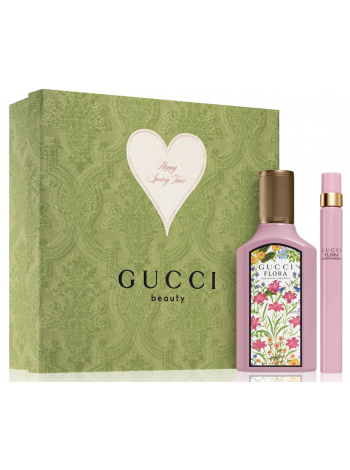 Флора від Gucci Gorgeous Gardenia Eau de Parfum Подарунковий набір (парфумована вода 50 мл + мініатюра 10 мл)
