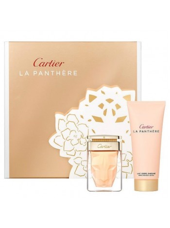 Cartier La Panthere Подарочный набор (миниатюра 9 мл + лосьон для тела 30 мл)
