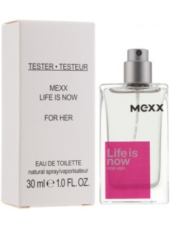 Mexx Life is Now for Her тестер (туалетная вода) 30 мл