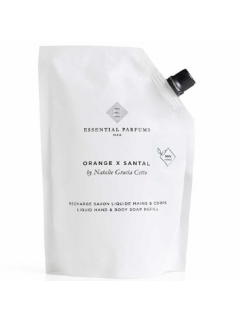 Необхідне мило Essential Parfums Orange X Santal запасний флакон (жидке мило) 500 мл