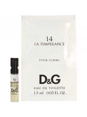 D&G Антологія La Temperance 14 пробник 1.5 мл