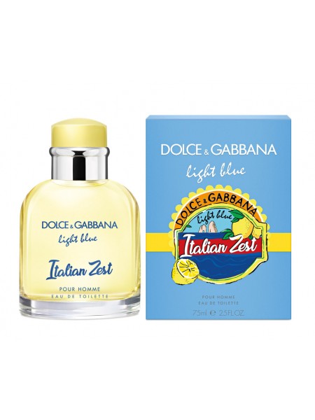 D&G Light Blue Italian Zest Pour Homme туалетная вода 75 мл