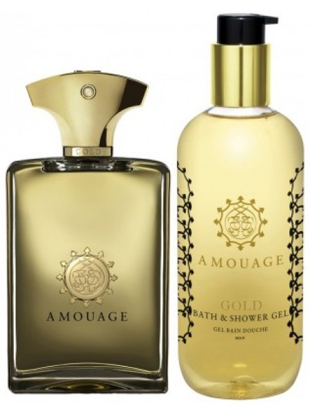 Amouage Gold Man Подарочный набор (парфюмированная вода 100 мл + гель для душа 300 мл)