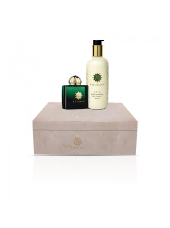 Amouage Epic Woman Подарочний набір (парфумована вода 100 мл + лосьйон для тіла 300 мл)