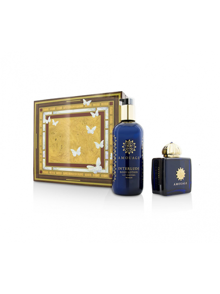 Amouage Interlude Woman Подарочный набор (парфюмированная вода 100 мл + лосьон для тела 300 мл)