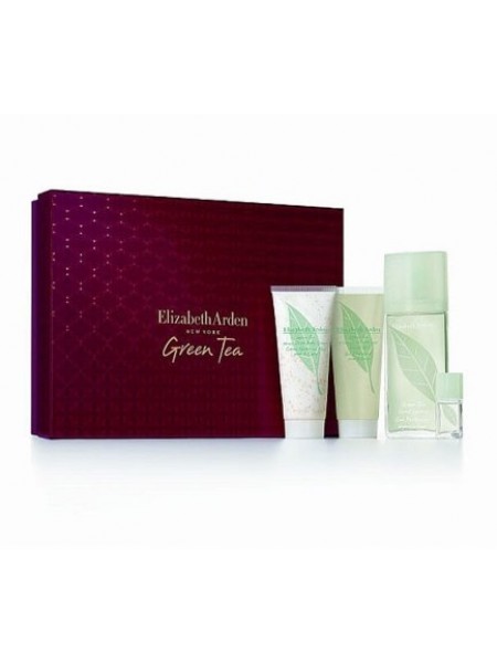 Elizabeth Arden Green Tea Подарунковий набір (парфумована вода 100 мл + лосьйон для тіла 100 мл + гель для душу 100 мл + мініатюра 3.7 мл)