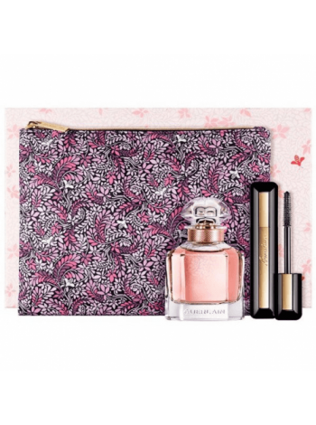 Guerlain Mon Guerlain Подарочний набір (парфумована вода 50 мл + туш 8.5 мл (чорна) + косметичка)