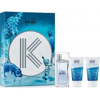 Kenzo L'eau par Pour Homme Подарочний набір (туалетна вода 50 мл + гель для душу 50 мл + лосьйон після гоління 50 мл)