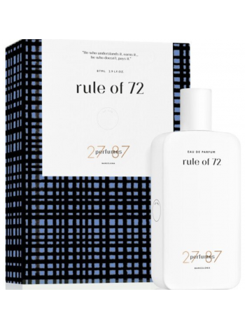 27 87 Perfumes Rule of 72 парфюмированная вода 87 мл