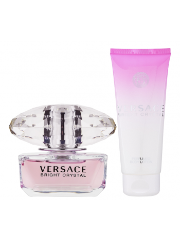 Versace Bright Crystal подарочный набор (туалетная вода 50 мл + лосьон для тела 100 мл)