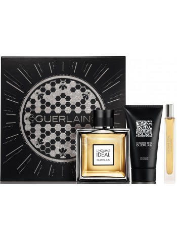 Guerlain L'Homme Ideal Подарочний набір (туалетна вода 100 мл + мініатюра 10 мл + гель для душу 75 мл)