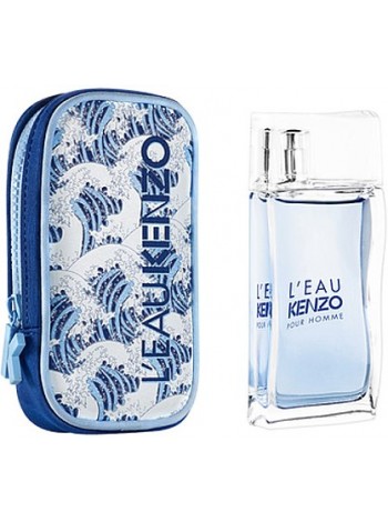 Kenzo L'Eau Kenzo Pour Homme Подарочний набір (туалетна вода 50 мл + косметичка)