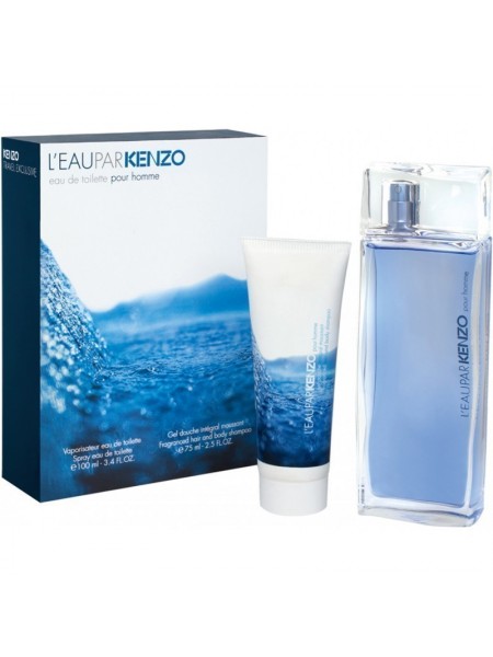 Kenzo L'eau par Pour Homme Подарочний набір (туалетна вода 100 мл + гель для душу 75 мл)