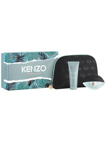 Kenzo World Подарунковий набір (парфумована вода 50 мл + лосьйон для тіла 75 мл + косметичка)