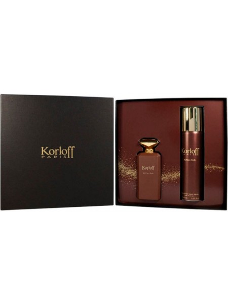 Korloff Paris Royal Oud Подарочний набір (парфумована вода 88 мл + гель для душу 150 мл)