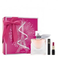 Lancome La Vie Est Belle Подарунковий набір (парфумована вода 50 мл + туш для вій 2 мл + помада для губ 1.6 г)