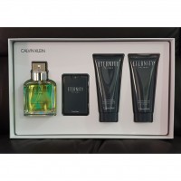 Calvin Klein Eternity for Men Подарочний набір (туалетна вода 100 мл + гель для душу 100 мл + бальзам після гоління 100 мл + мініатюра 20 мл)