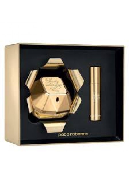 Paco Rabanne Lady Million подарочный набор (парфюмированная вода 80 мл + миниатюра 10 мл)