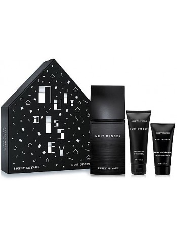 Issey Miyake Nuit d'Issey Подарочний набір (туалетна вода 125 мл + гель для душу 75 мл + бальзам після гоління 50 мл)