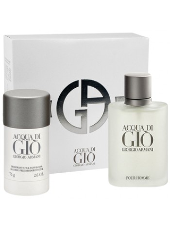 Armani Acqua di Gio Pour Homme Подарочний набір (туалетна вода 100 мл + стіковий дезодорант 75 мл)