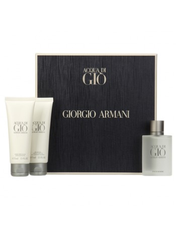 Armani Acqua di Gio Pour Homme Подарочний набір (туалетна вода 50 мл + гель для душу 75 мл + бальзам після гоління 75 мл)